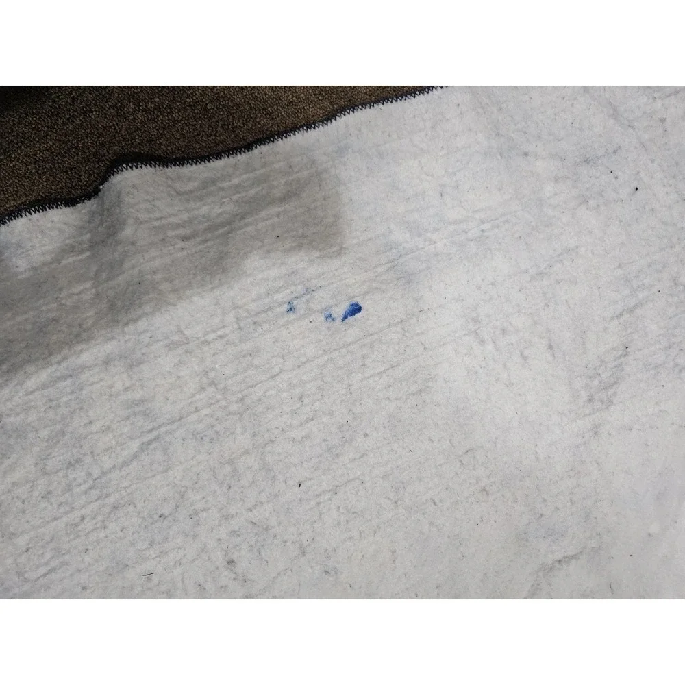 Vintage Unicorn Blanket‎ Fabric 84x74 Blue Rainbow Castle Fantasy Retro